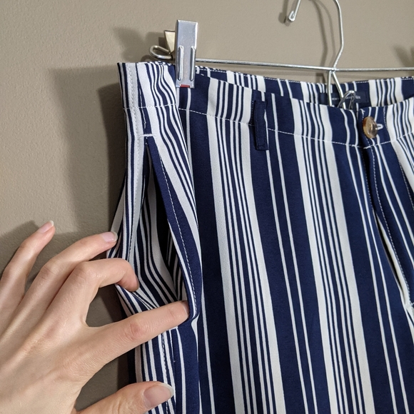Tommy Hilfiger | blue & white stripe pants - Picture 5 of 9